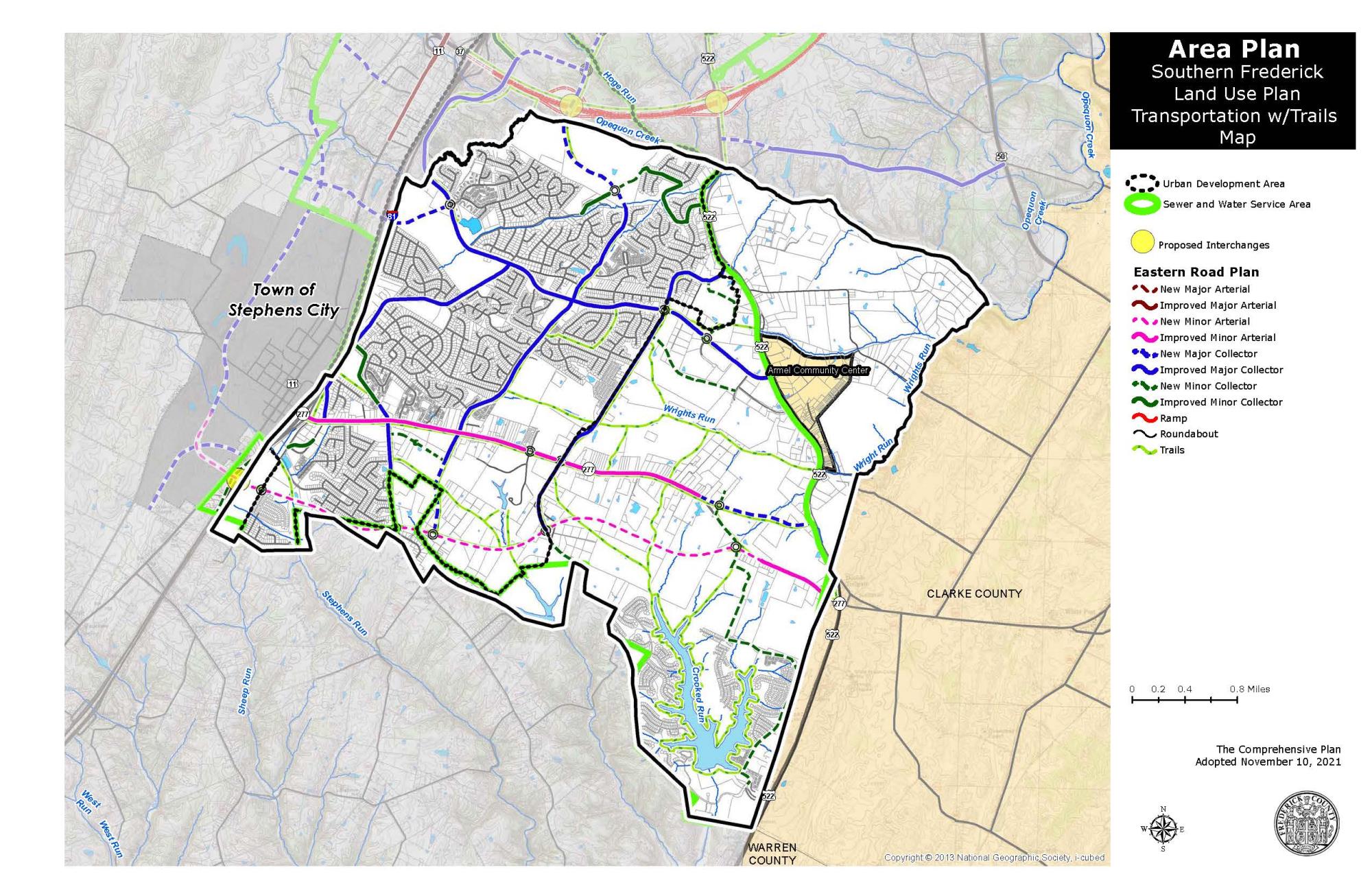 SouthernFrederick_RoadConnections Trails_17x11