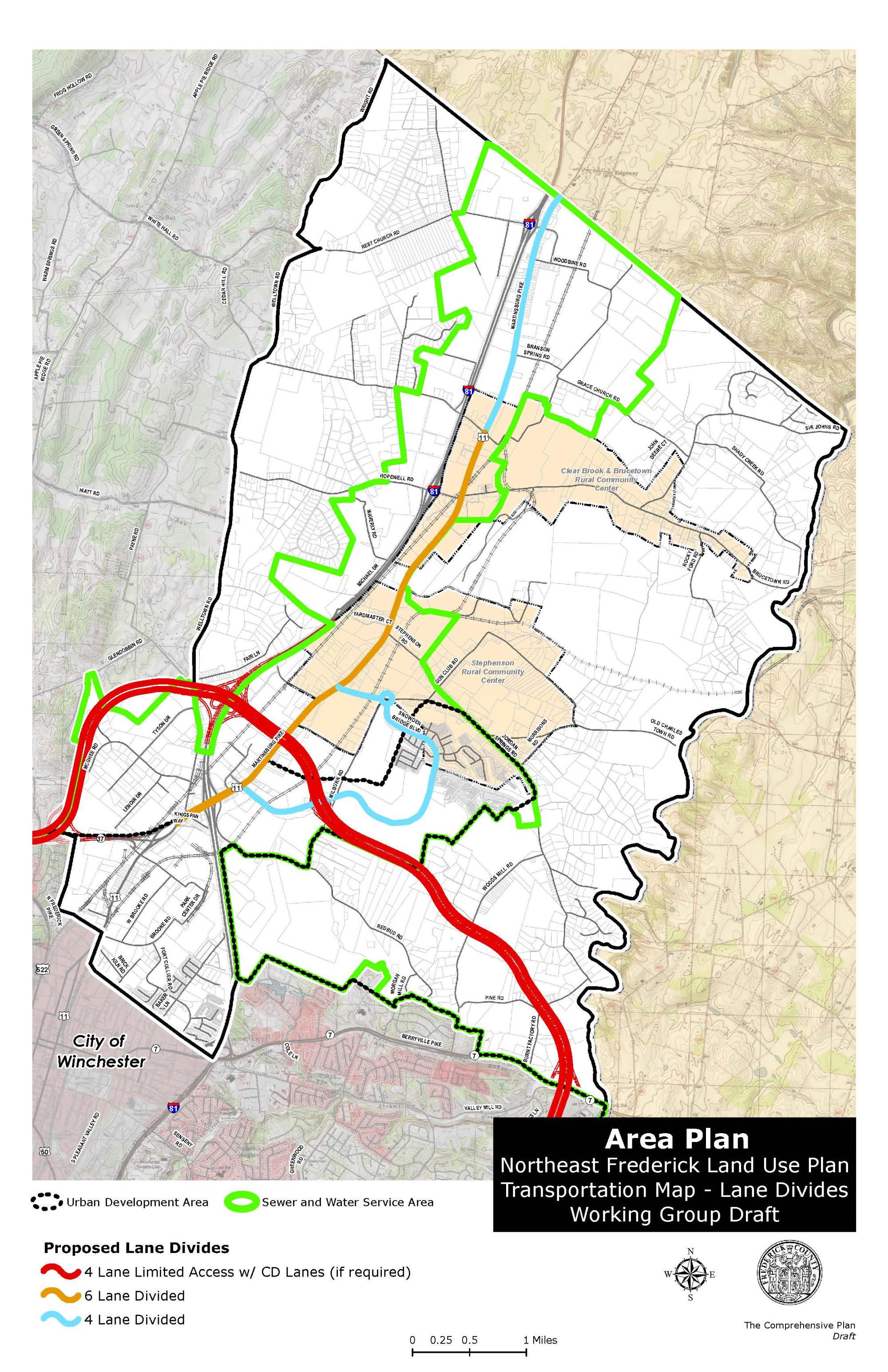 Scenario A Transportation Lane Divides