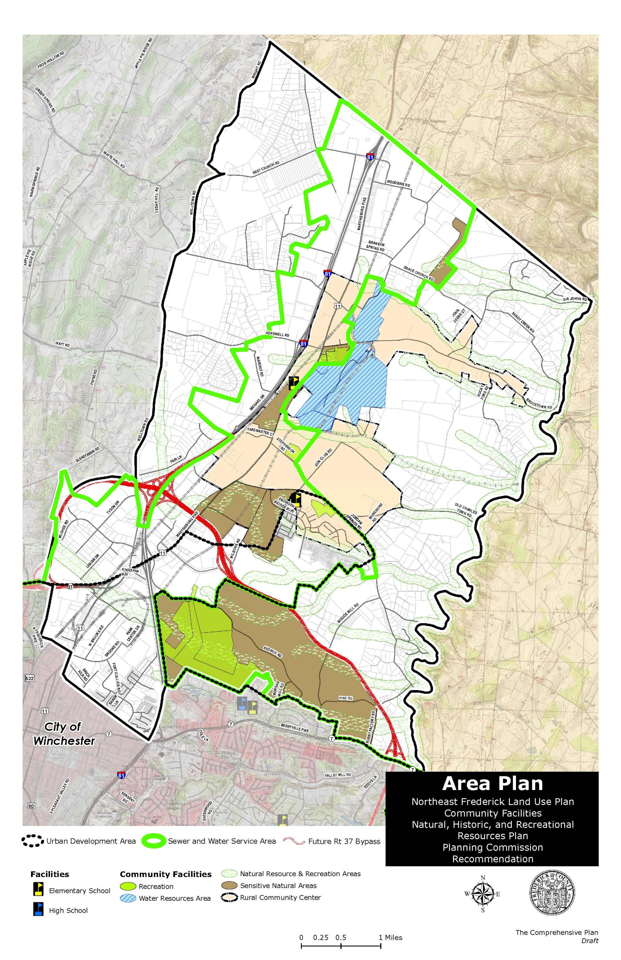 Scenario B Community Facilities and Natural Resources