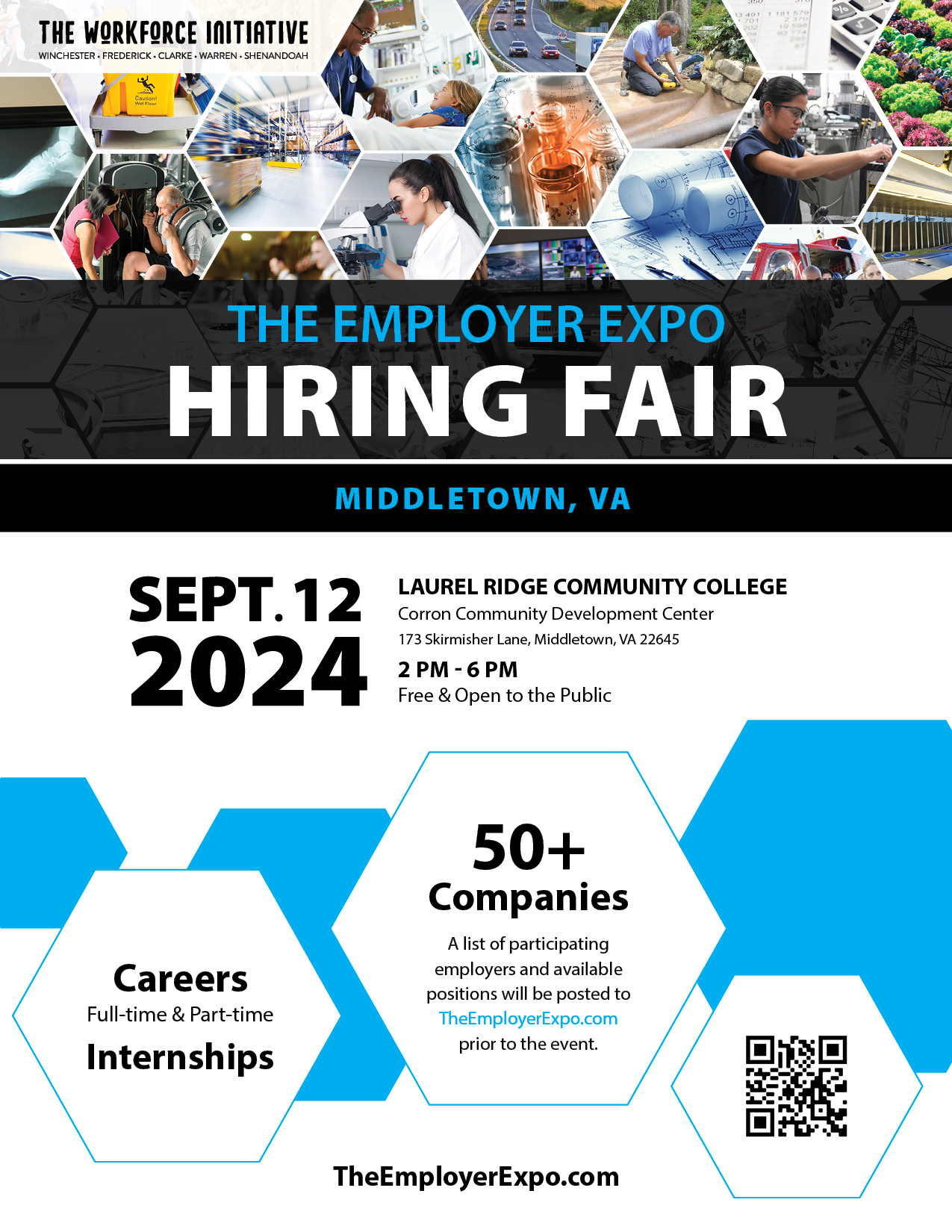 Fall Event - The Employer Expo Hiring Fair Flyer