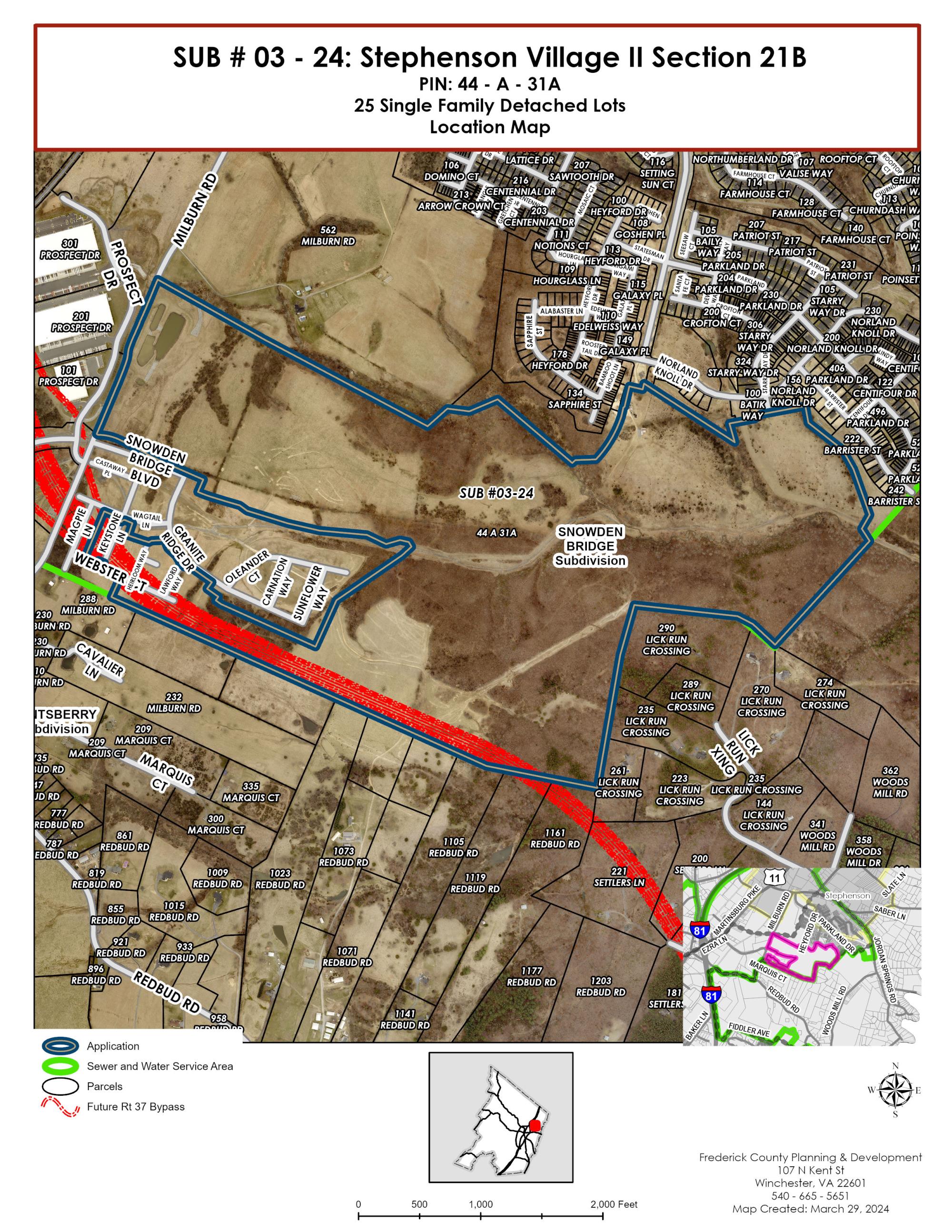 SUB 03-24 Stephenson Village II Section 21B