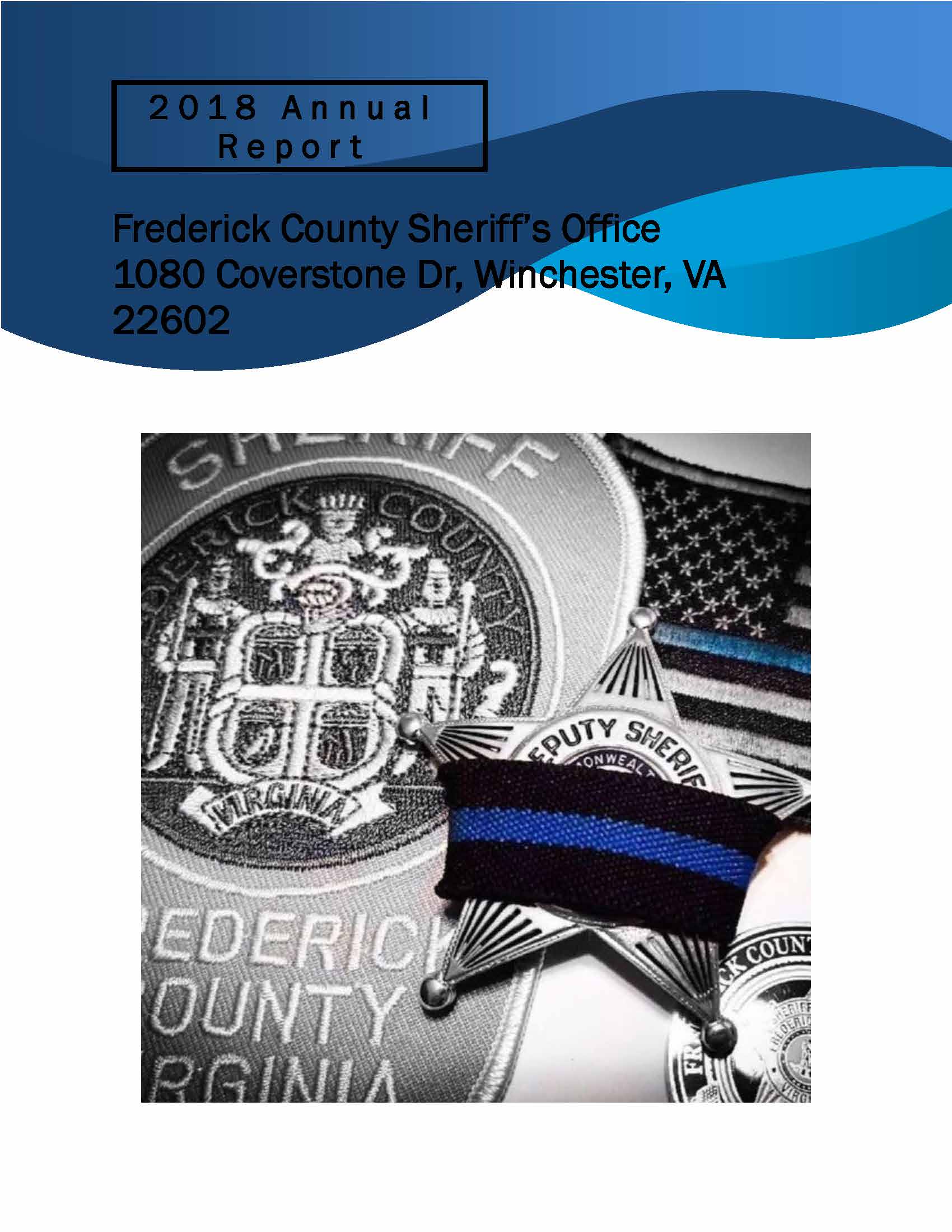 2018 Frederick County Sheriffs Office Annual Report